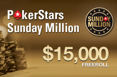 Qualification Ends Soon for the ,000 Sunday Million Freeroll on PokerStars